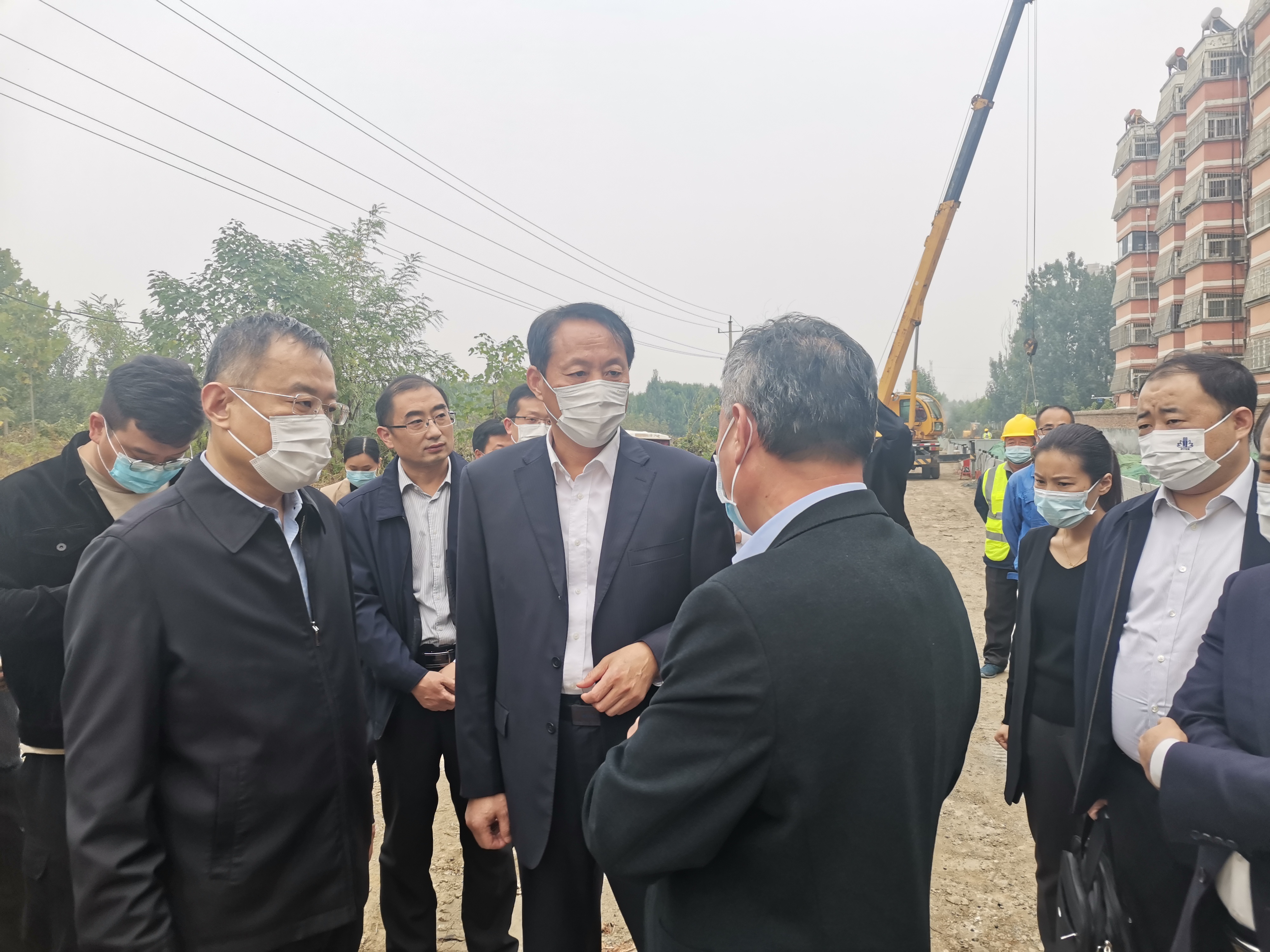 济宁市住房和城乡建设局 图片资讯 市政府副市长刘东波现场查看城区集中供热准备工作